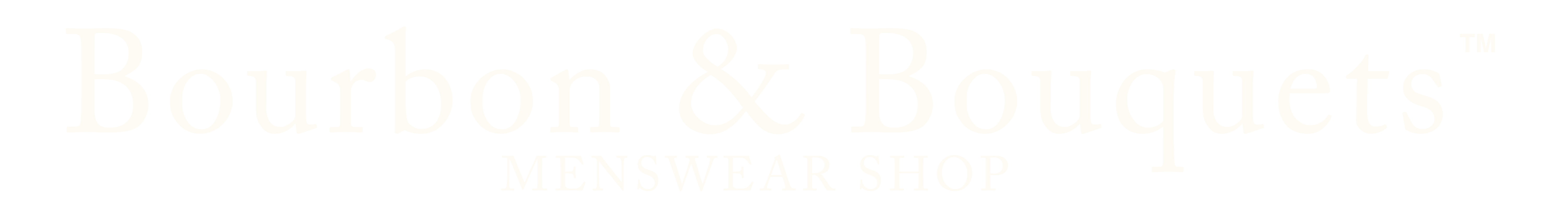 Bourbon and Bouquets Logo